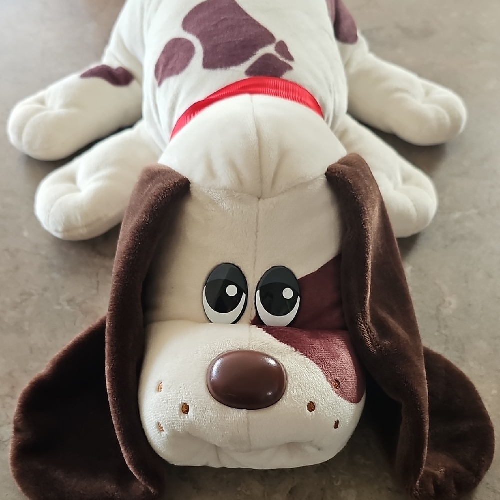 Charming Brown and Cream Dog Plush Toy
